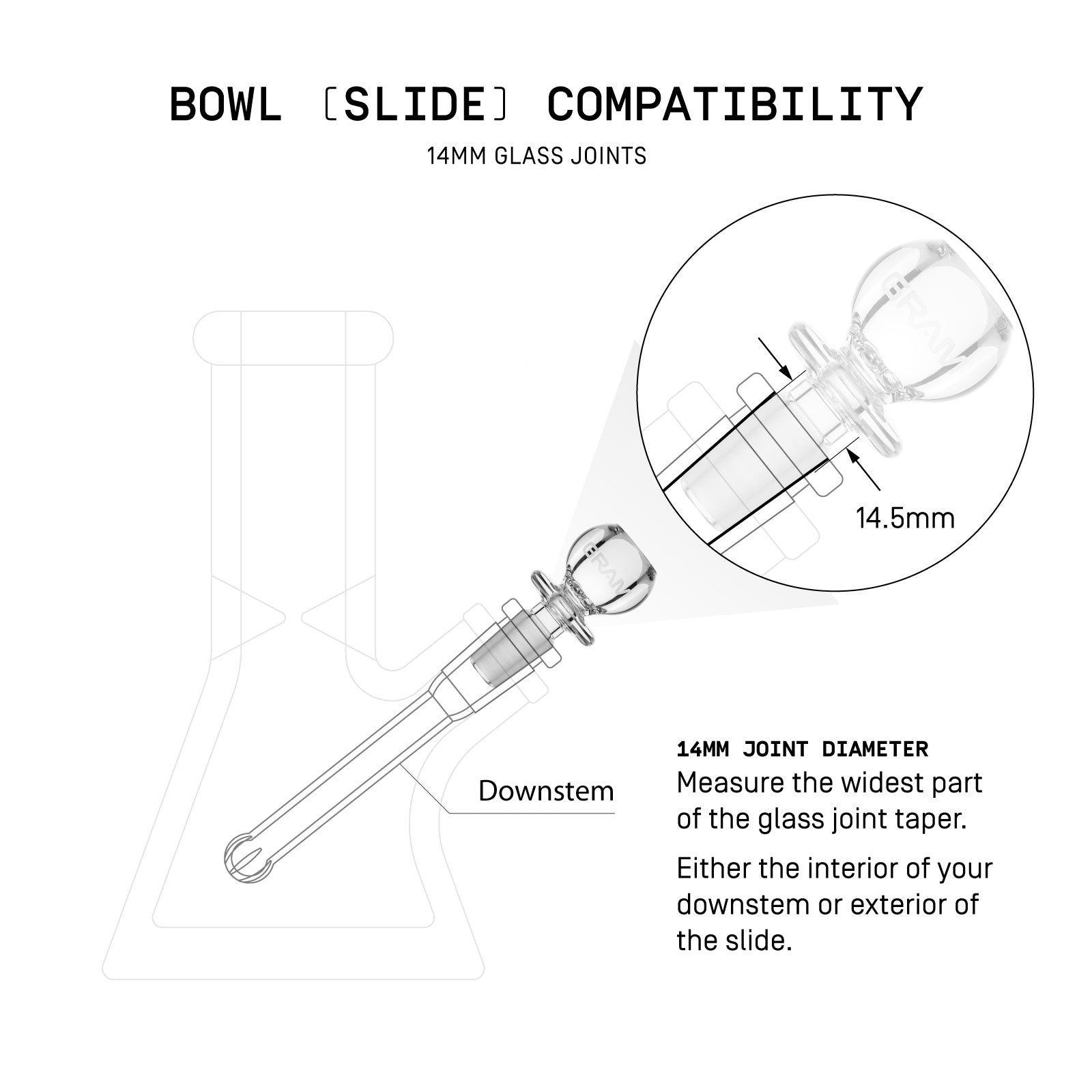 14mm gram bowl slide compatibility