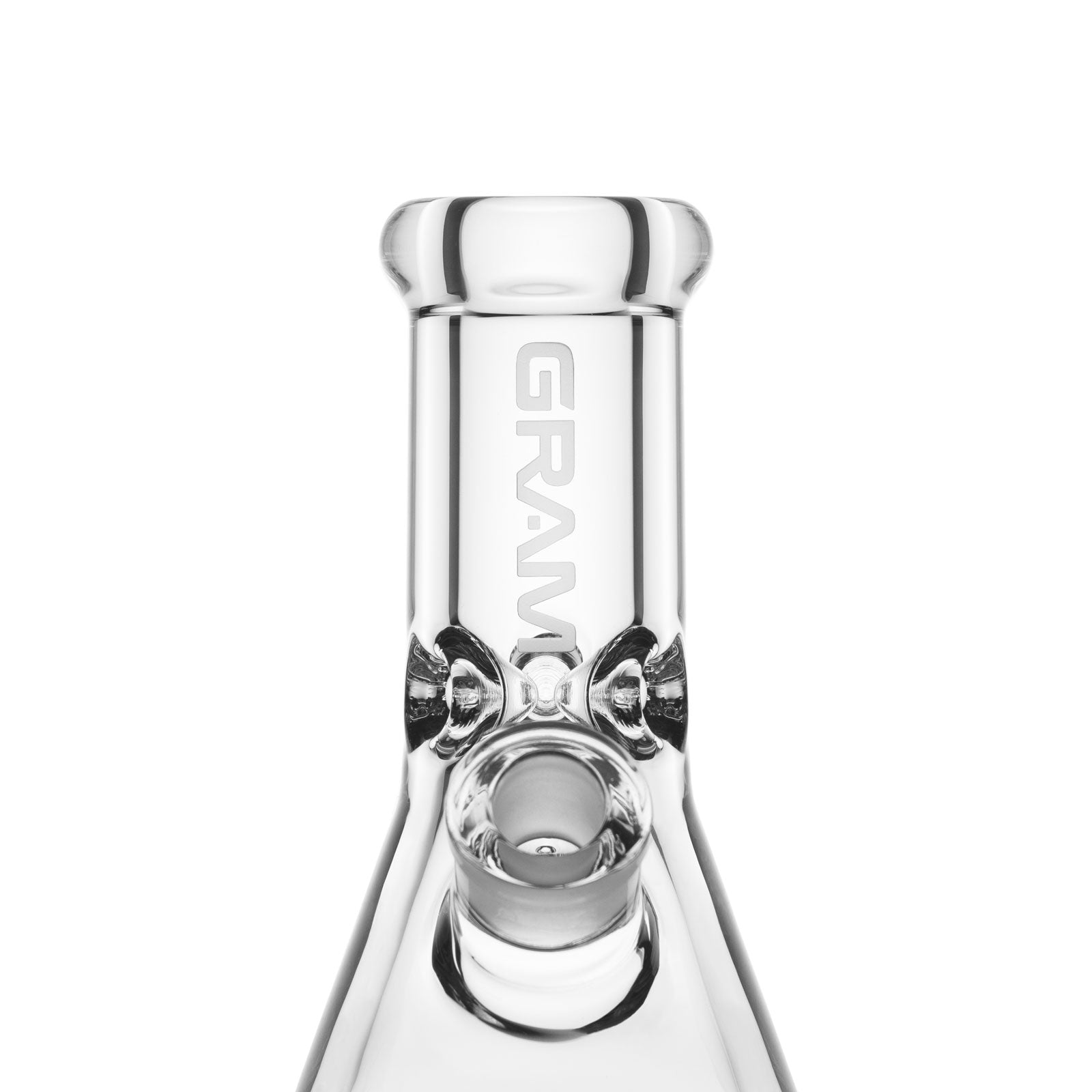 GRAM beaker 8 water pipe 9mm bong front view