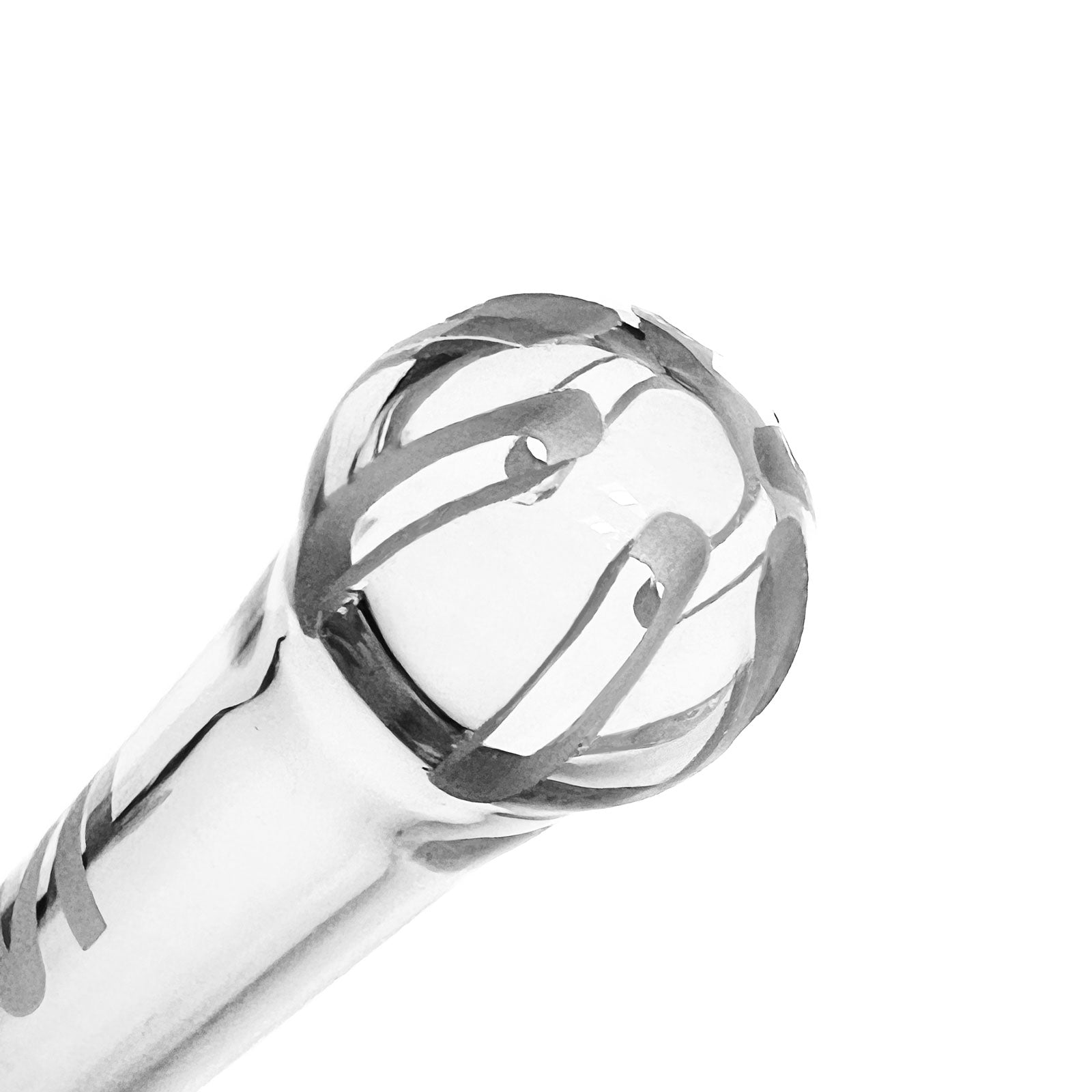 gram hi-flo downstem diffuser close up borosilicate glass